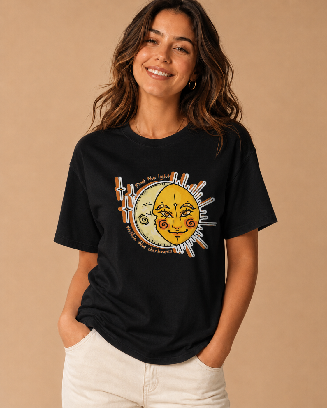 Find the Light Within the Darkness Graphic Tee