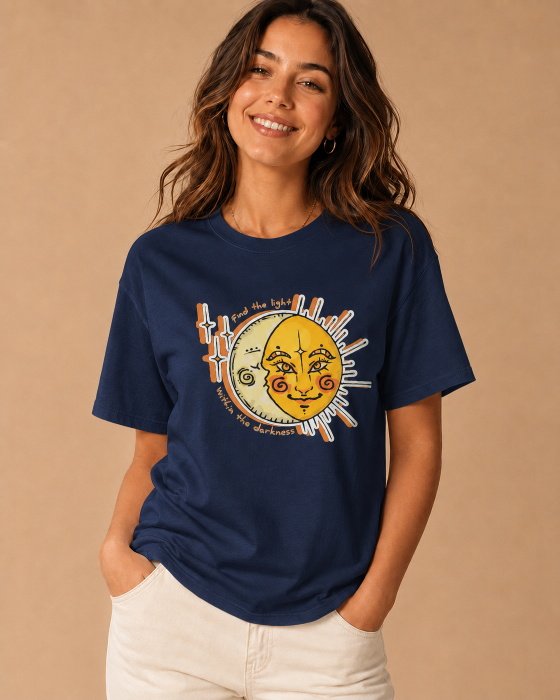 Find the Light Within the Darkness Graphic Tee
