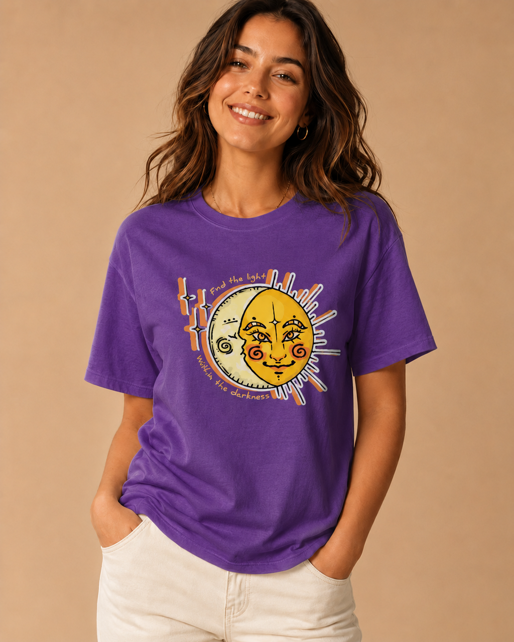 Find the Light Within the Darkness Graphic Tee