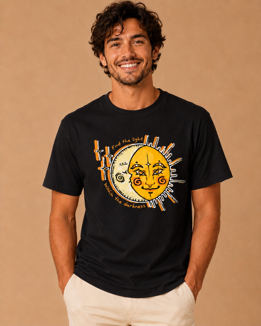 Find the Light Within the Darkness Graphic Tee