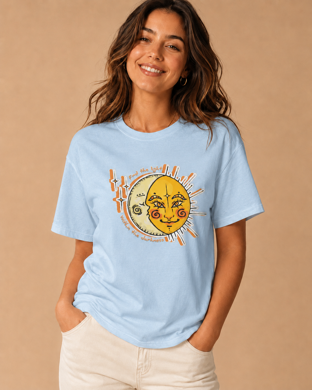Find the Light Within the Darkness Graphic Tee