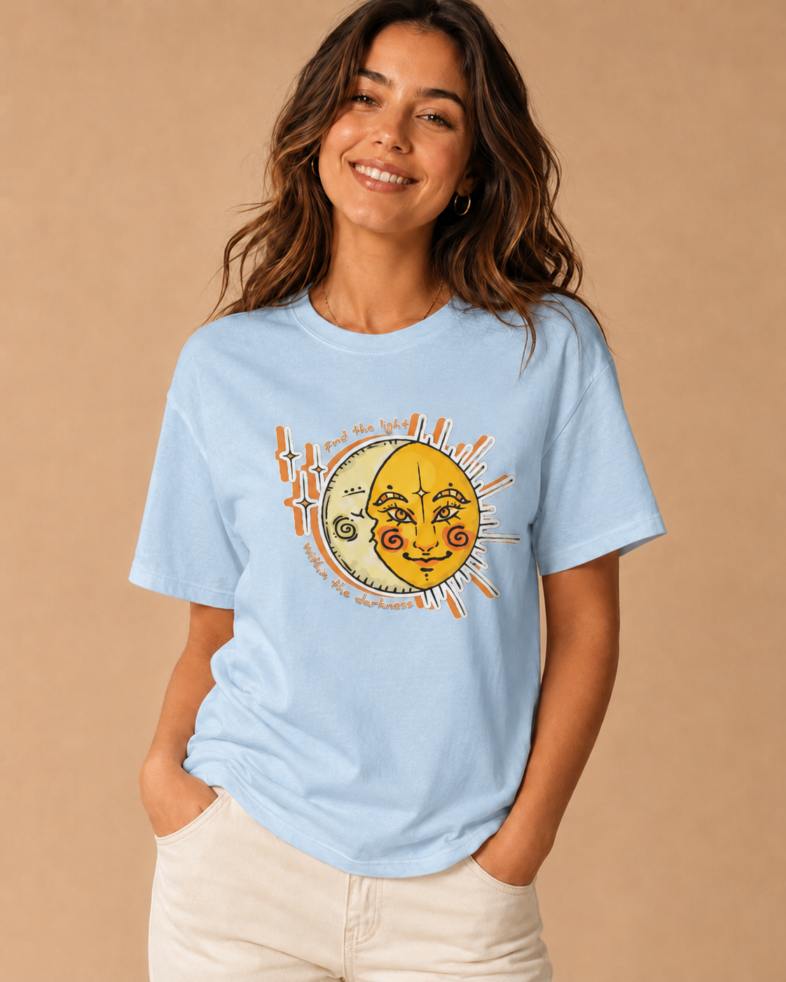 Find the Light Within the Darkness Graphic Tee